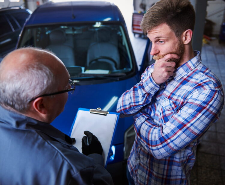 Auto advisors for car buyers guiding a client through vehicle options