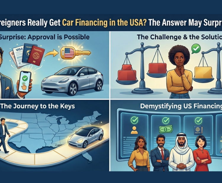 H1B visa holder reviewing car financing options with advisor in USA