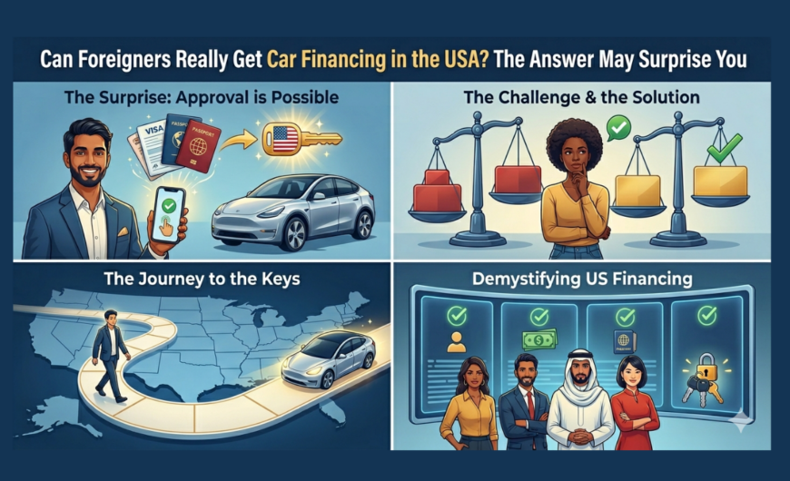 H1B visa holder reviewing car financing options with advisor in USA